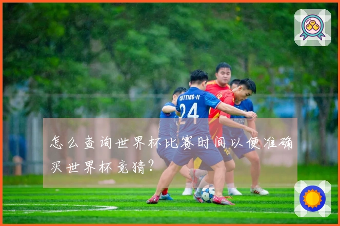 怎么查询世界杯比赛时间以便准确买世界杯竞猜？